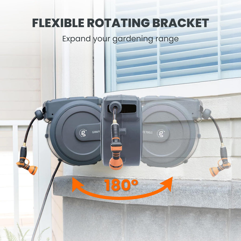 1/2" 100FT Retractable Garden Hose Reel G6575