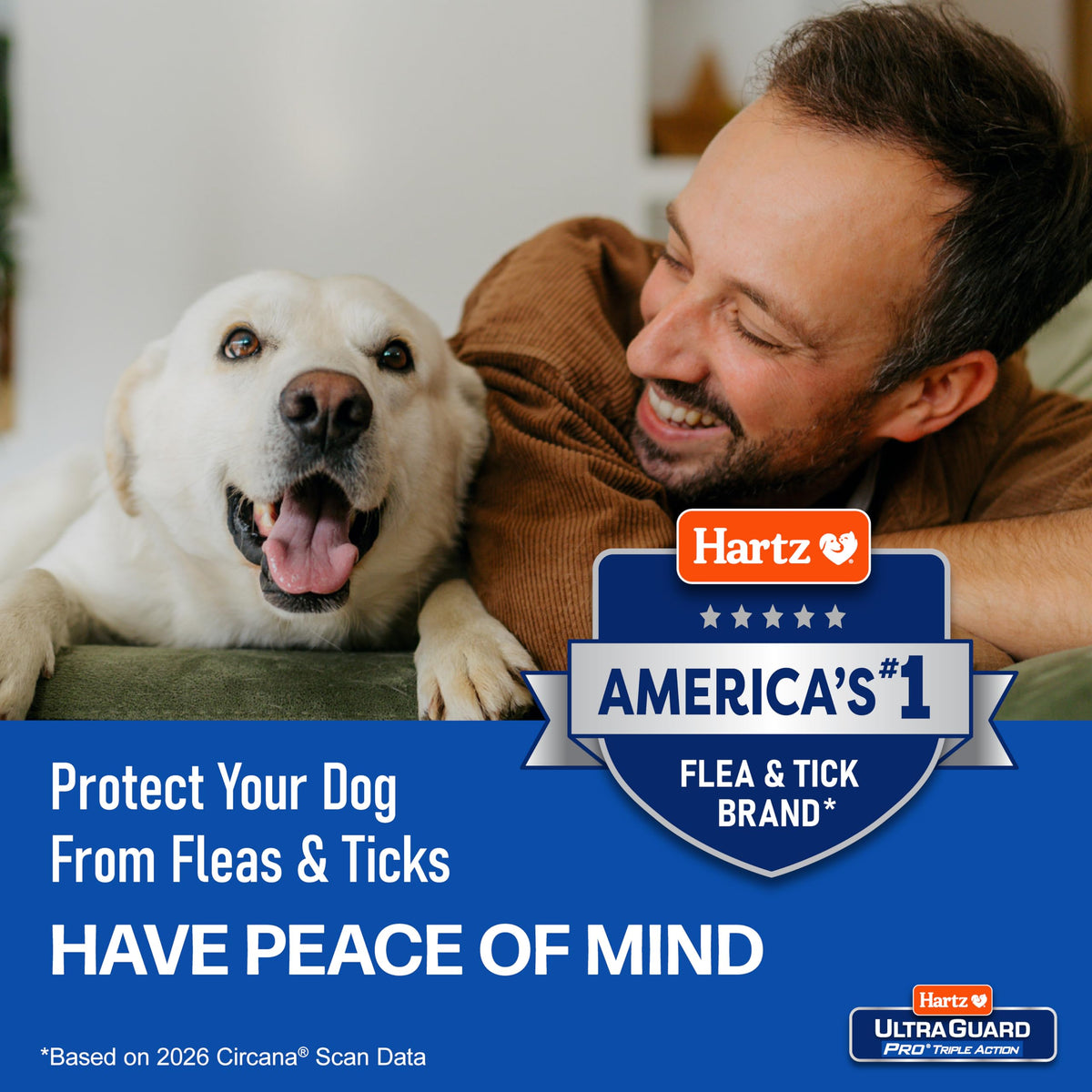 Flea & Tick Topical Dogs & Puppies Treatment, 6 Months, 61-150 lbs J9720
