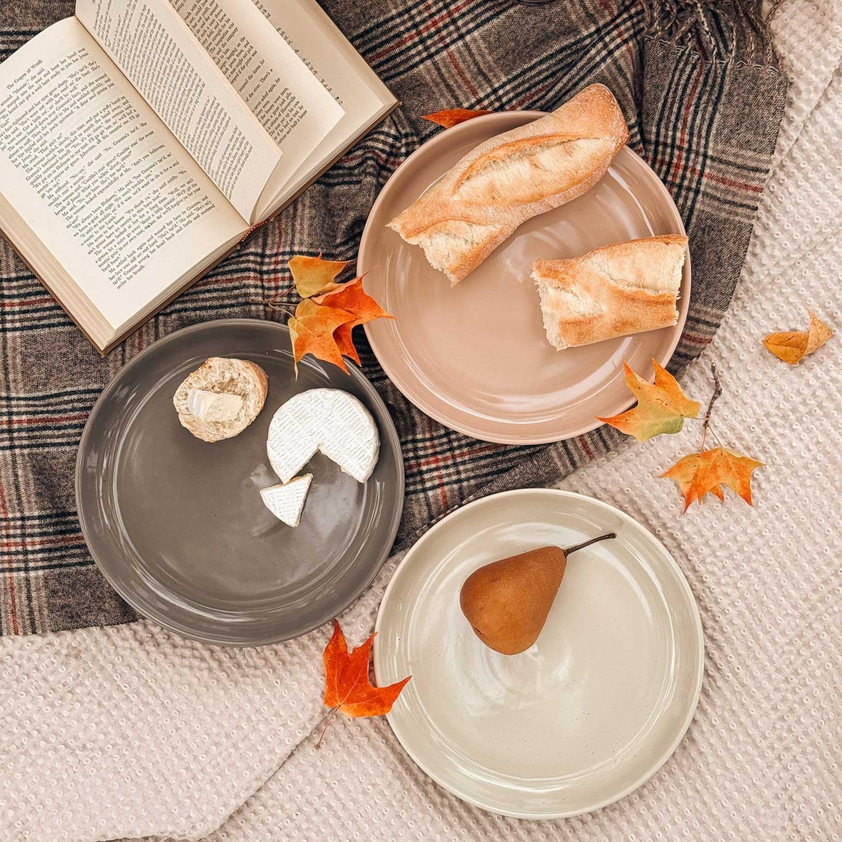 Ceramic Pasta Bowl Set of 4-35oz Microwave Safe S589