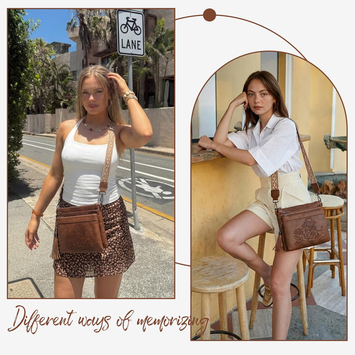 Vegan Leather Crossbody Bag G2000