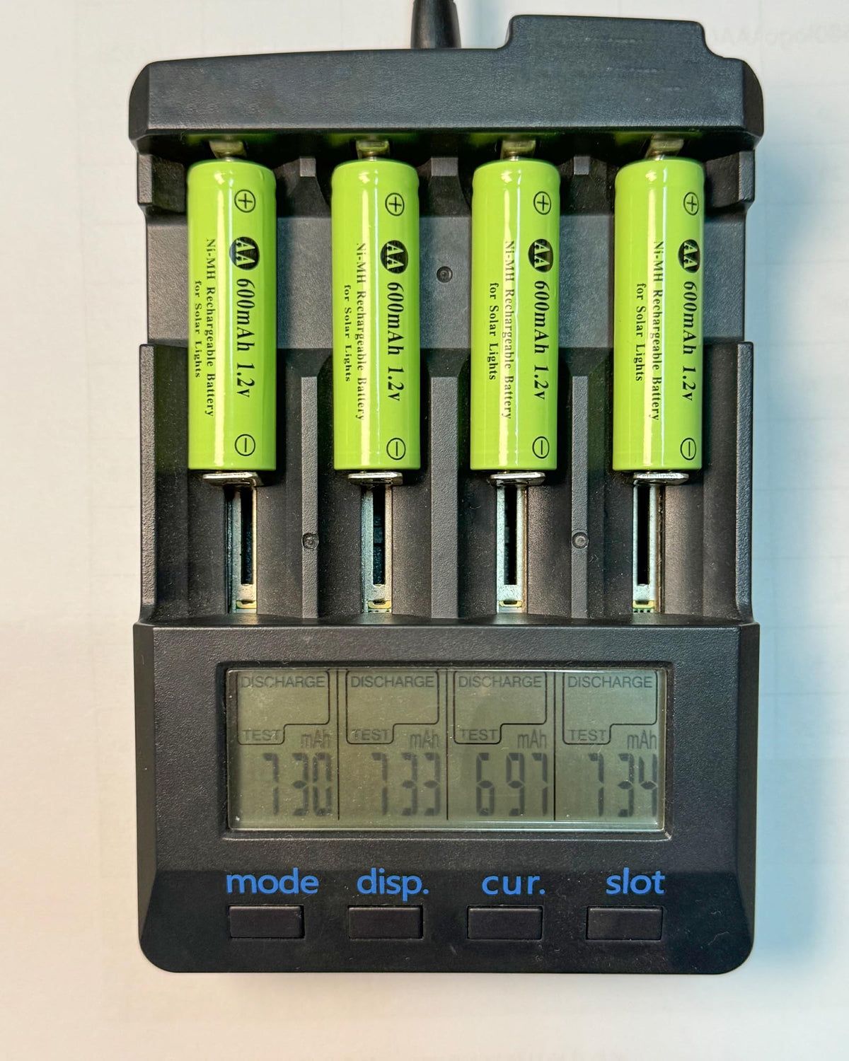 Ni-MH AA 1.2v 600mAh Rechargeable Battery Q7379