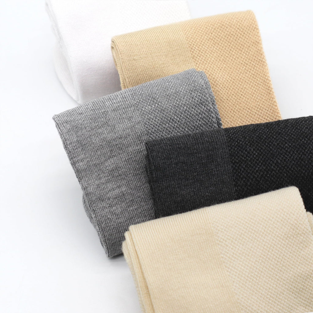 Mens Rayon Bamboo Mesh Breathable Ankle Socks 5 Pairs B74791