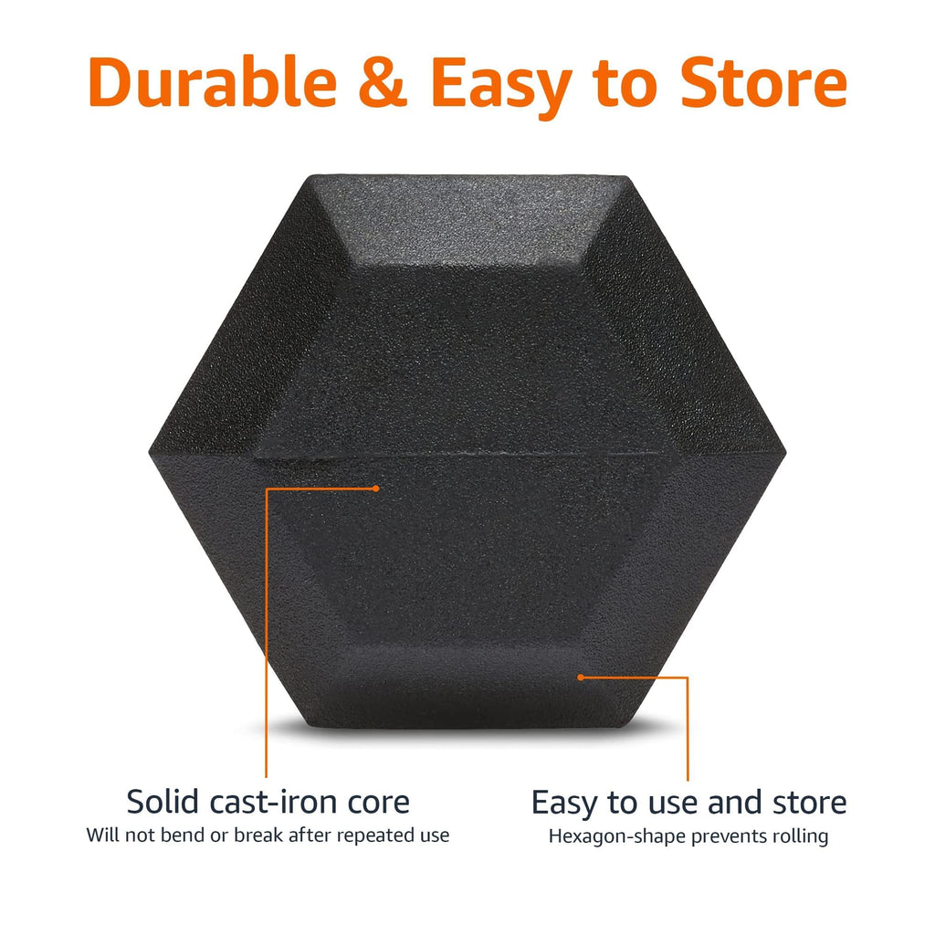 Rubber Hex Dumbbell D718991