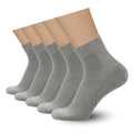 Mens Rayon Bamboo Mesh Breathable Ankle Socks 5 Pairs B74791