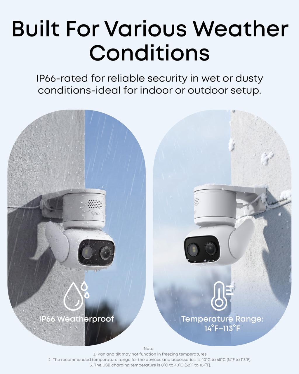Indoor/Outdoor Camera 360° Pan & Tilt A6240
