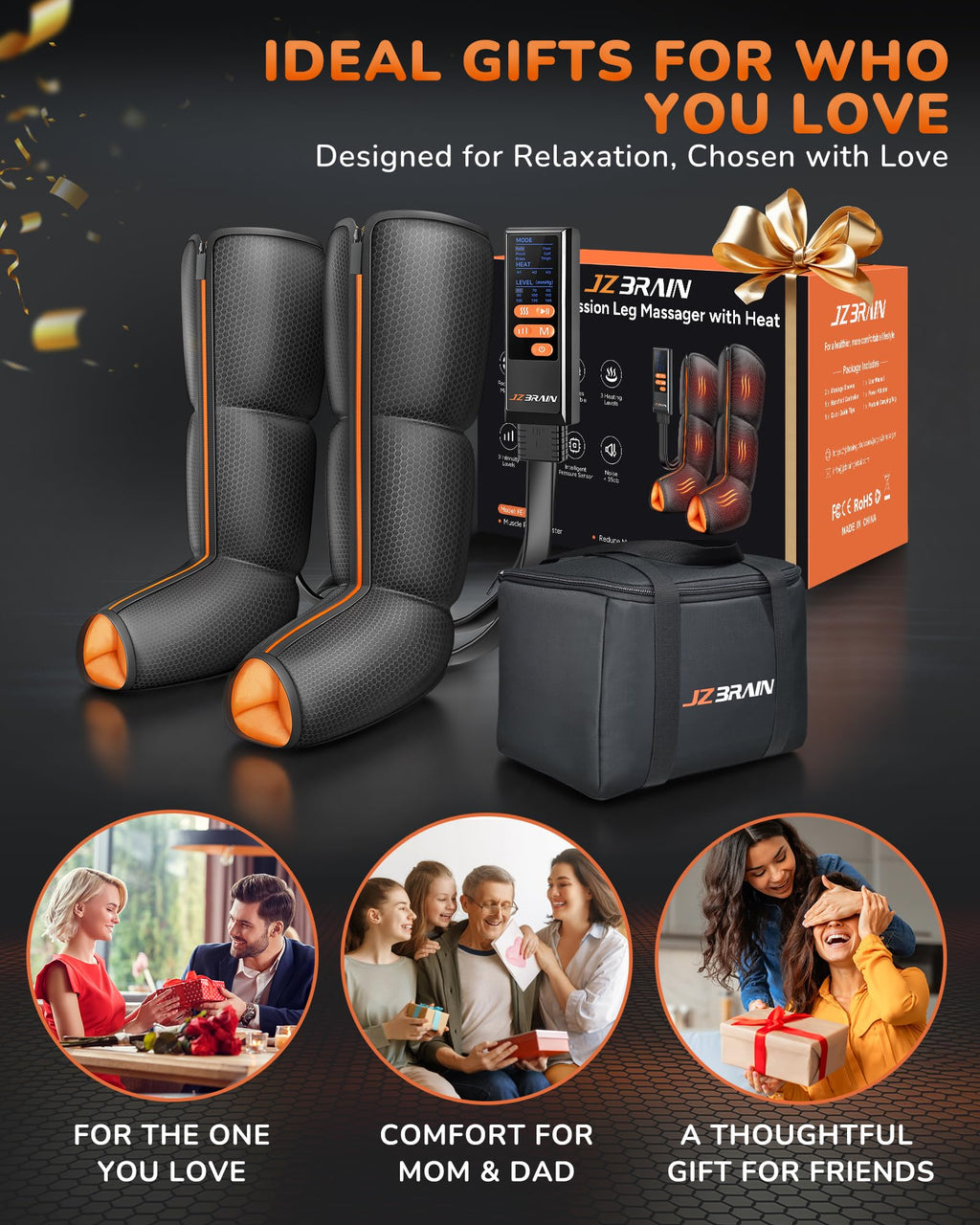 Leg Compression Massager with Heat U10353