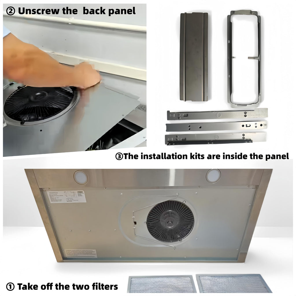 36 Inch 700 CFM Stainless Steel Under Cabinet Range Hood U794211