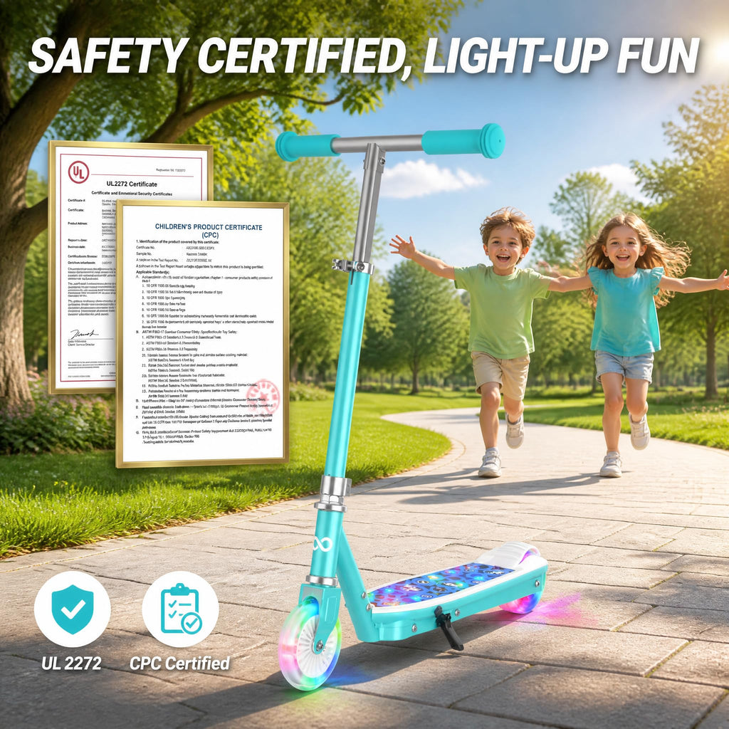 Electric Scooter for Kids, 5 MPH, LED Light-Up Wheels, Ages 3-8 Z1880