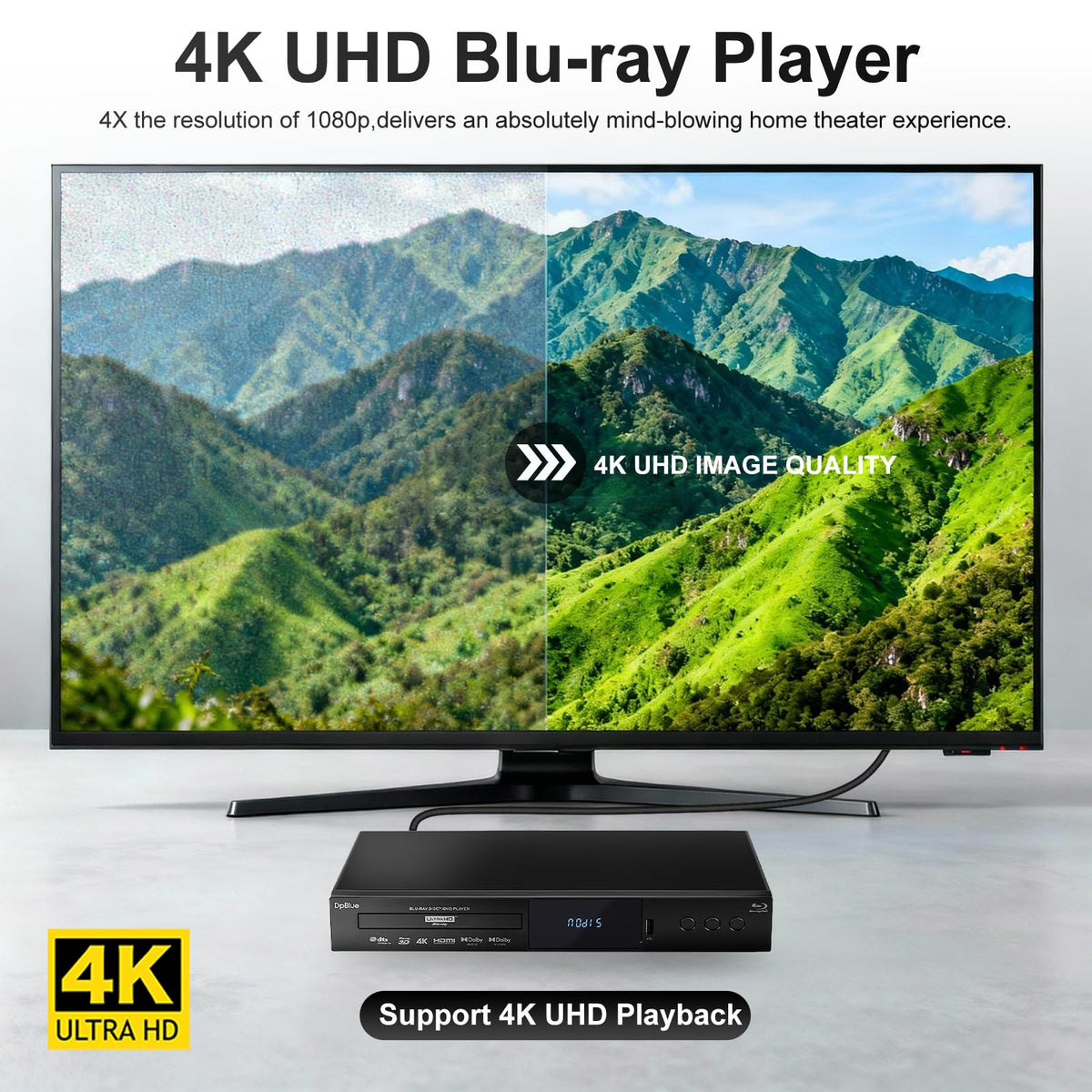 4K 3D UHD Blu-ray Player E348