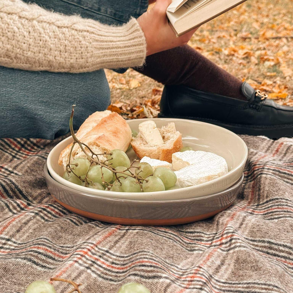Ceramic Pasta Bowl Set of 4-35oz Microwave Safe S589