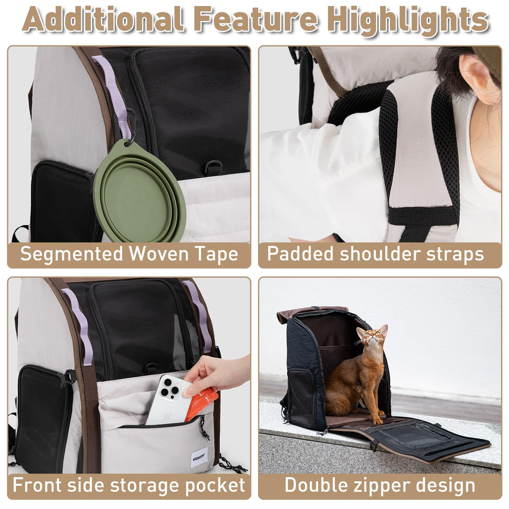 Light Grey Pet Carrier Backpack I828252