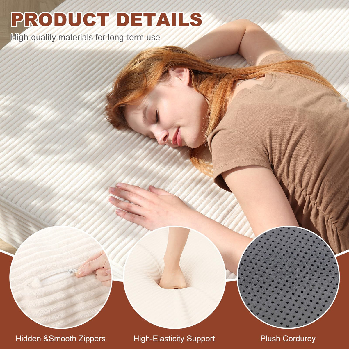 6-Inch Tri-Fold Foldable Mattress M56361