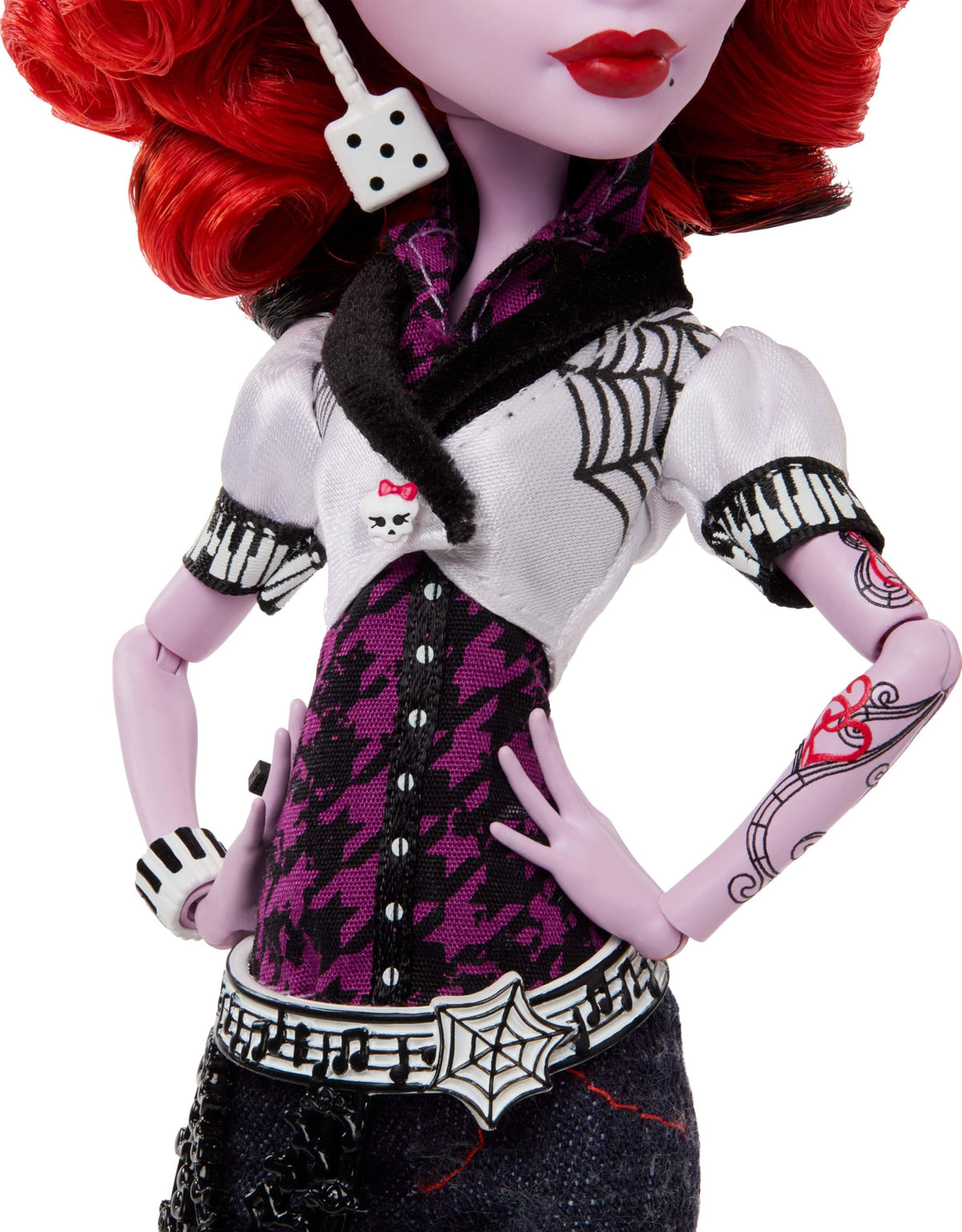 Monster High Operetta Doll with Doll Stand, Diary, and Pet Spider V111247