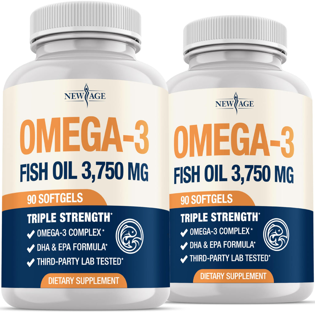Triple Strength Omega 3 Fish Oil 3750 mg EPA & DHA 180 Count M234