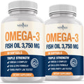 Triple Strength Omega 3 Fish Oil 3750 mg EPA & DHA 180 Count M234