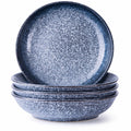 8-Inch Ceramic Pasta Bowls, Set of 4, Blue Glaze F73326