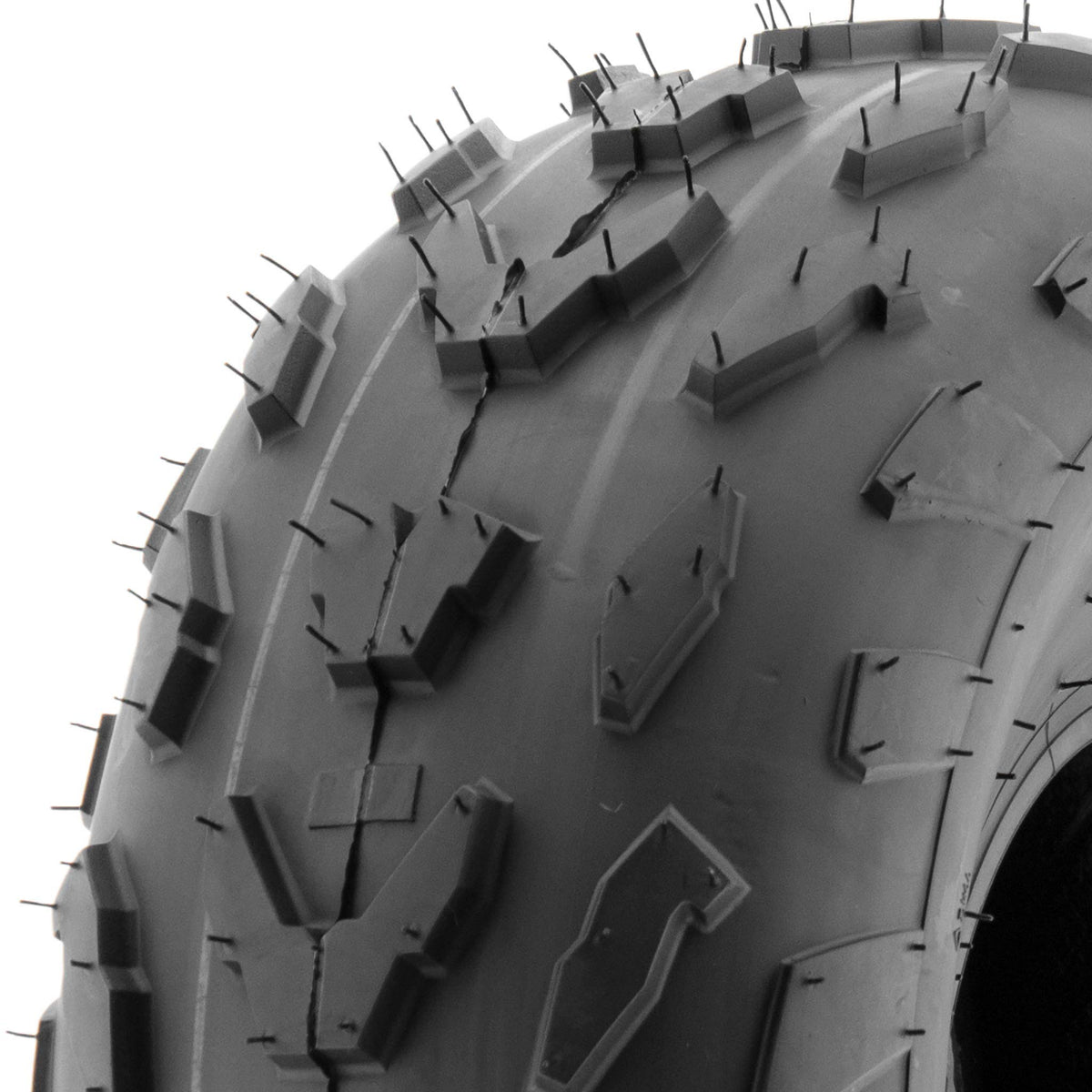 20x7-8 Directional Knobby Tread Tubeless ATV UTV Tires Set of 2 I801583