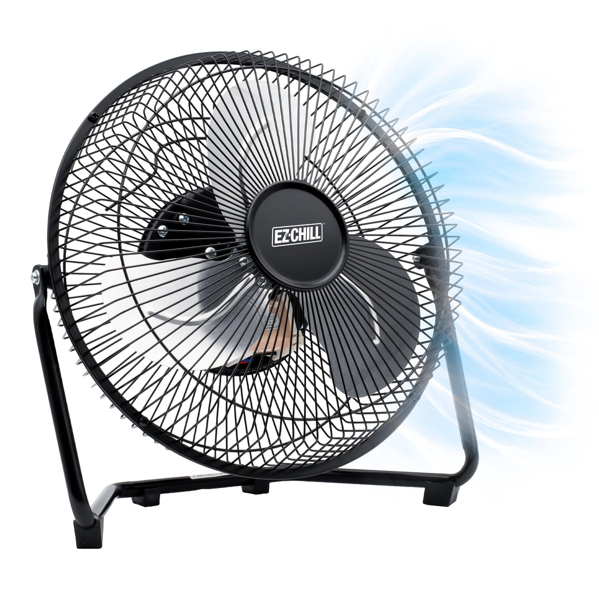9" 3 Speed Electric Metal Floor Fan with Carry Handle H301866