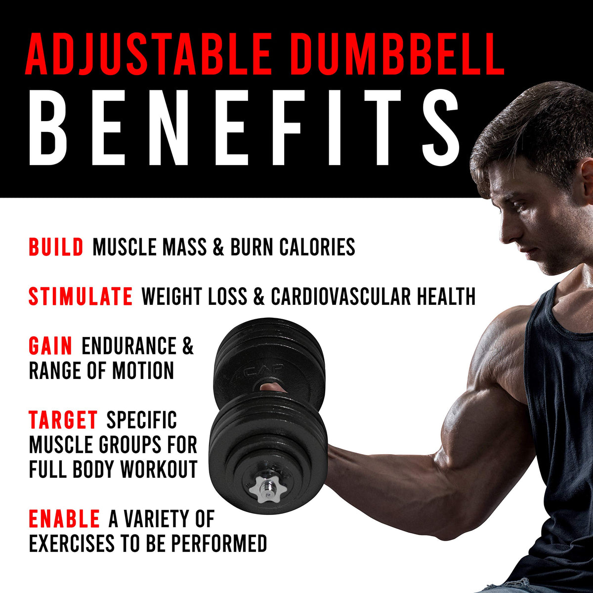 Adjustable Dumbbell Weight Set W798875