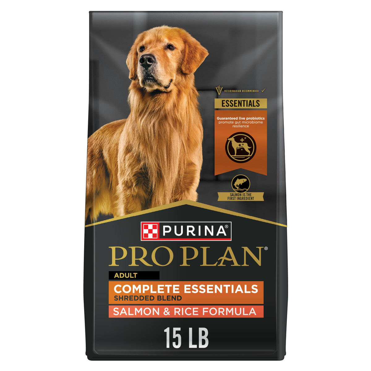 Salmon and Rice Dry Dog Food with Probiotics 15 lb K9667