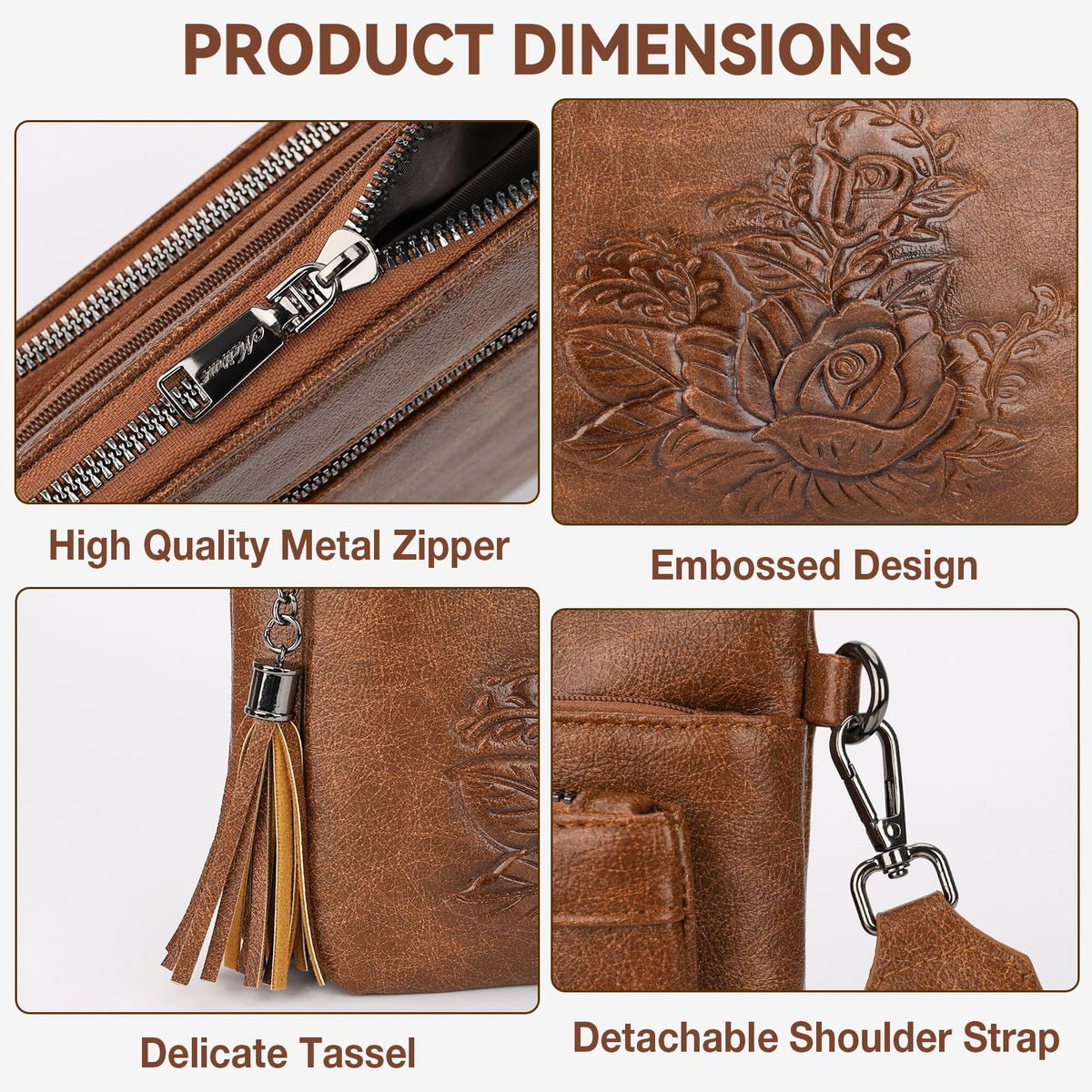 Vegan Leather Crossbody Bag G2000