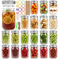 12 oz Regular Mouth Mason Jars 20 Pack P988593