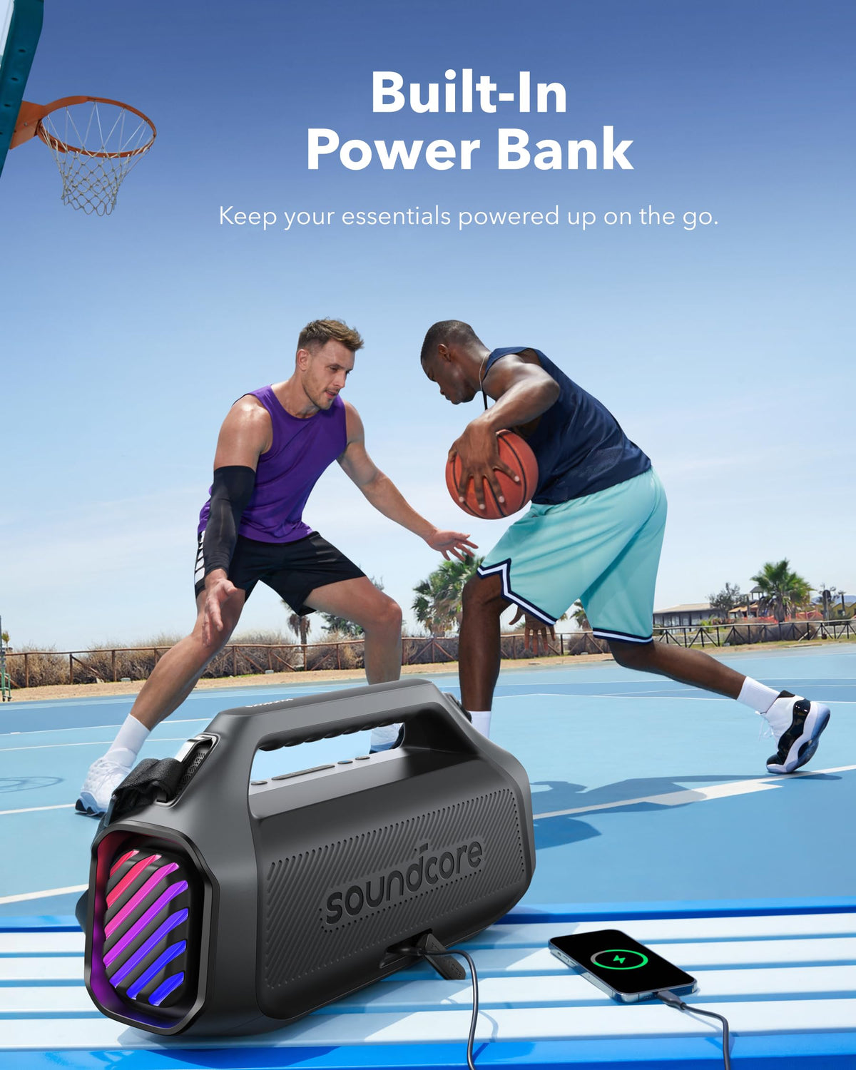 Portable Bluetooth Speaker, 140W, IPX7 F6814