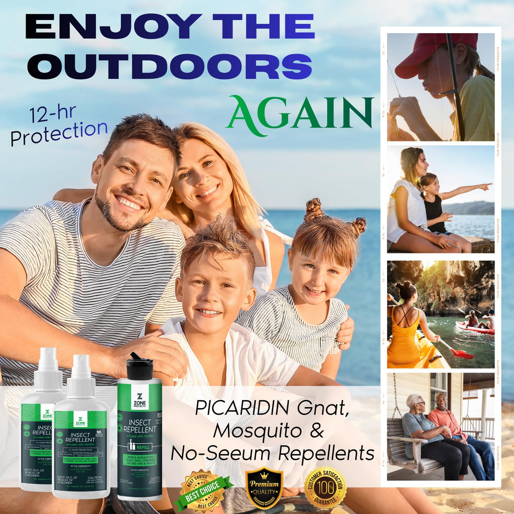 Picaridin Insect Repellent 2-Pack + Refill A864978