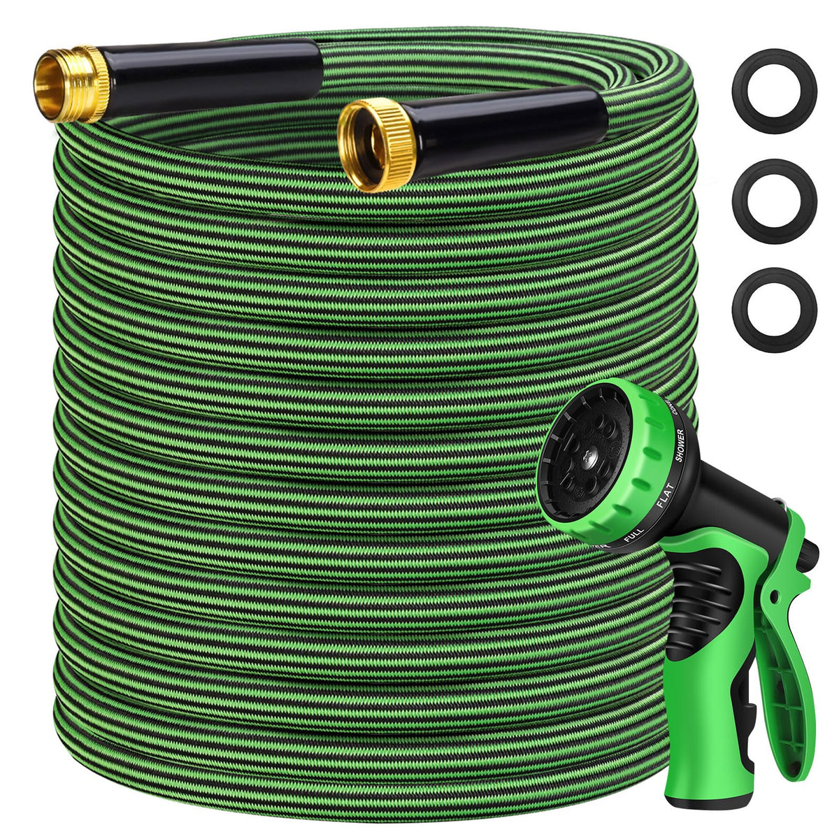 100 ft Flexible Non-Expandable Kink-Free Lightweight Garden Hose S79861