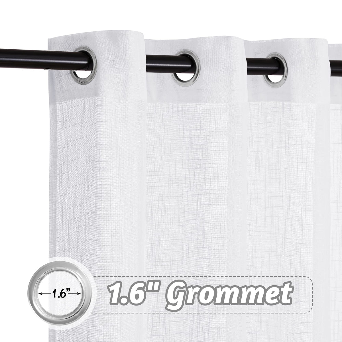 Extra Wide Sheer Curtains G5902