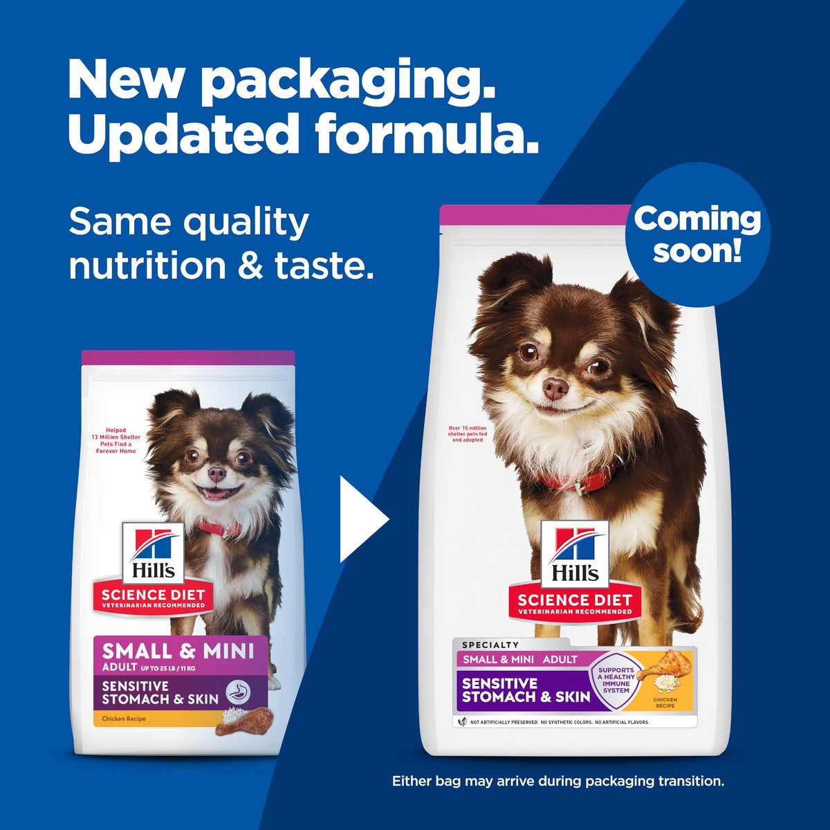 Sensitive Stomach & Skin Small & Mini Dry Dog Food T359418