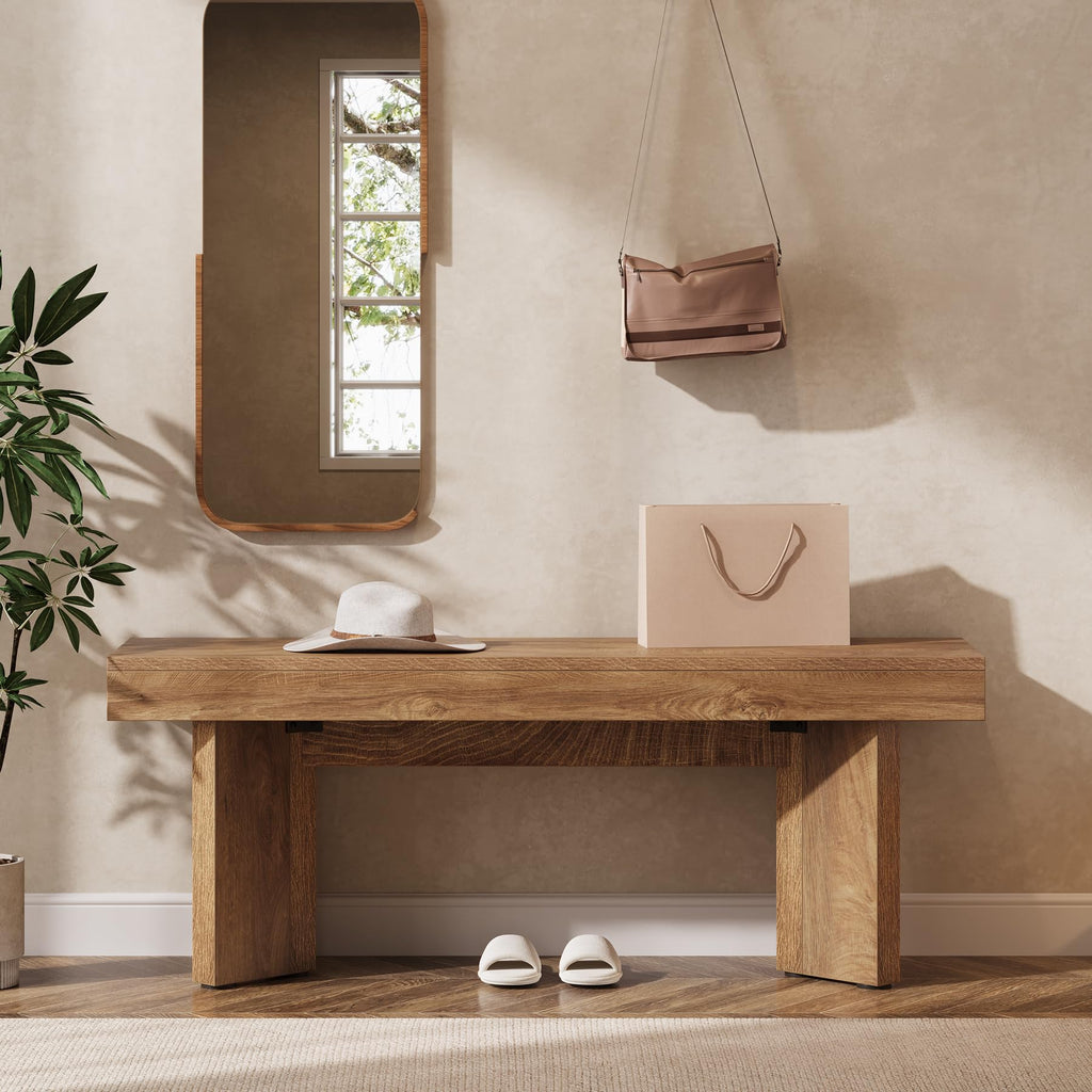 47" Wooden Bench Y39294