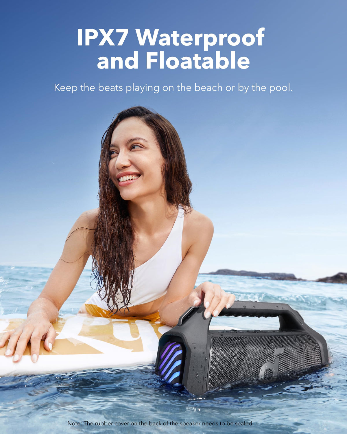 Portable Bluetooth Speaker, 140W, IPX7 F6814