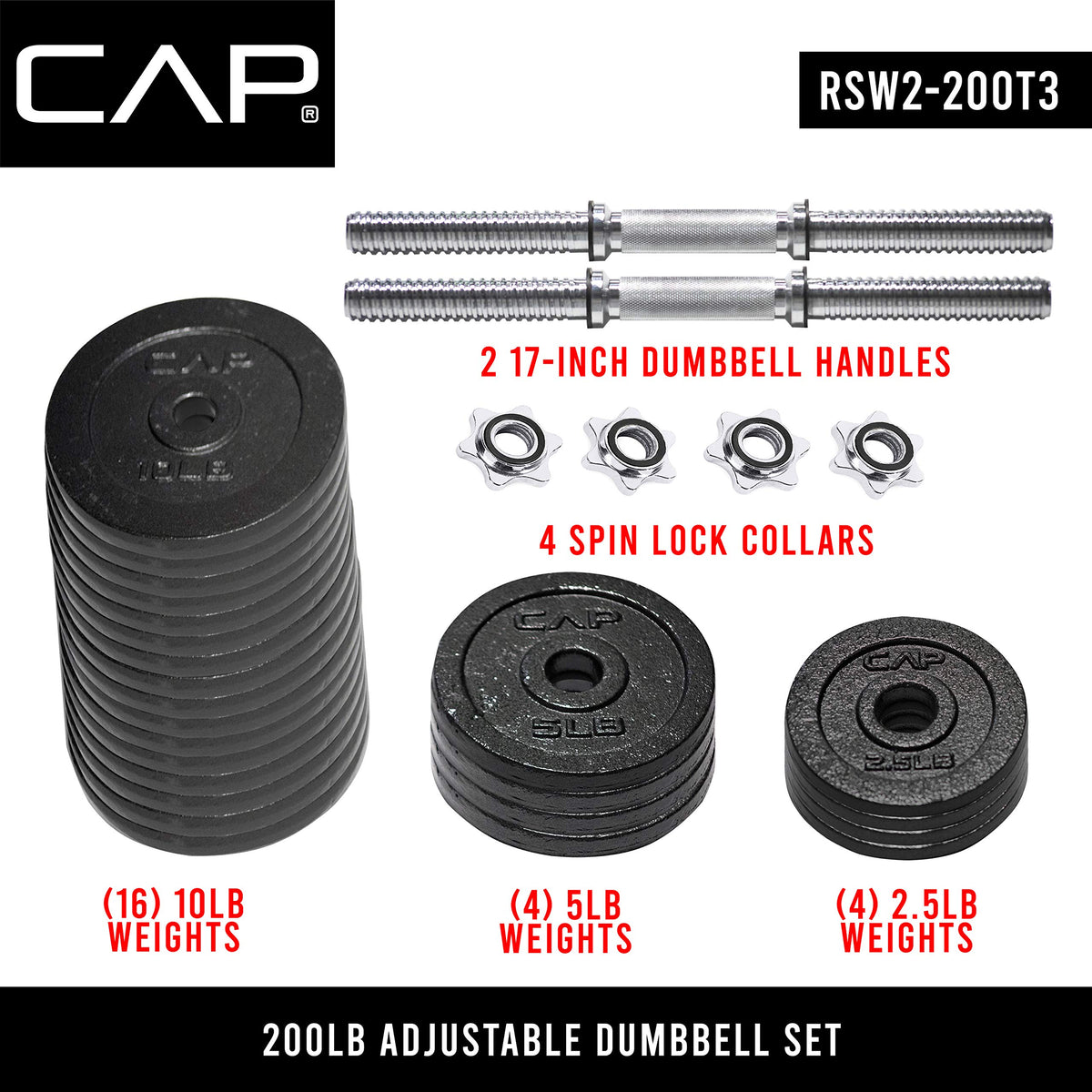 Adjustable Dumbbell Weight Set W798875