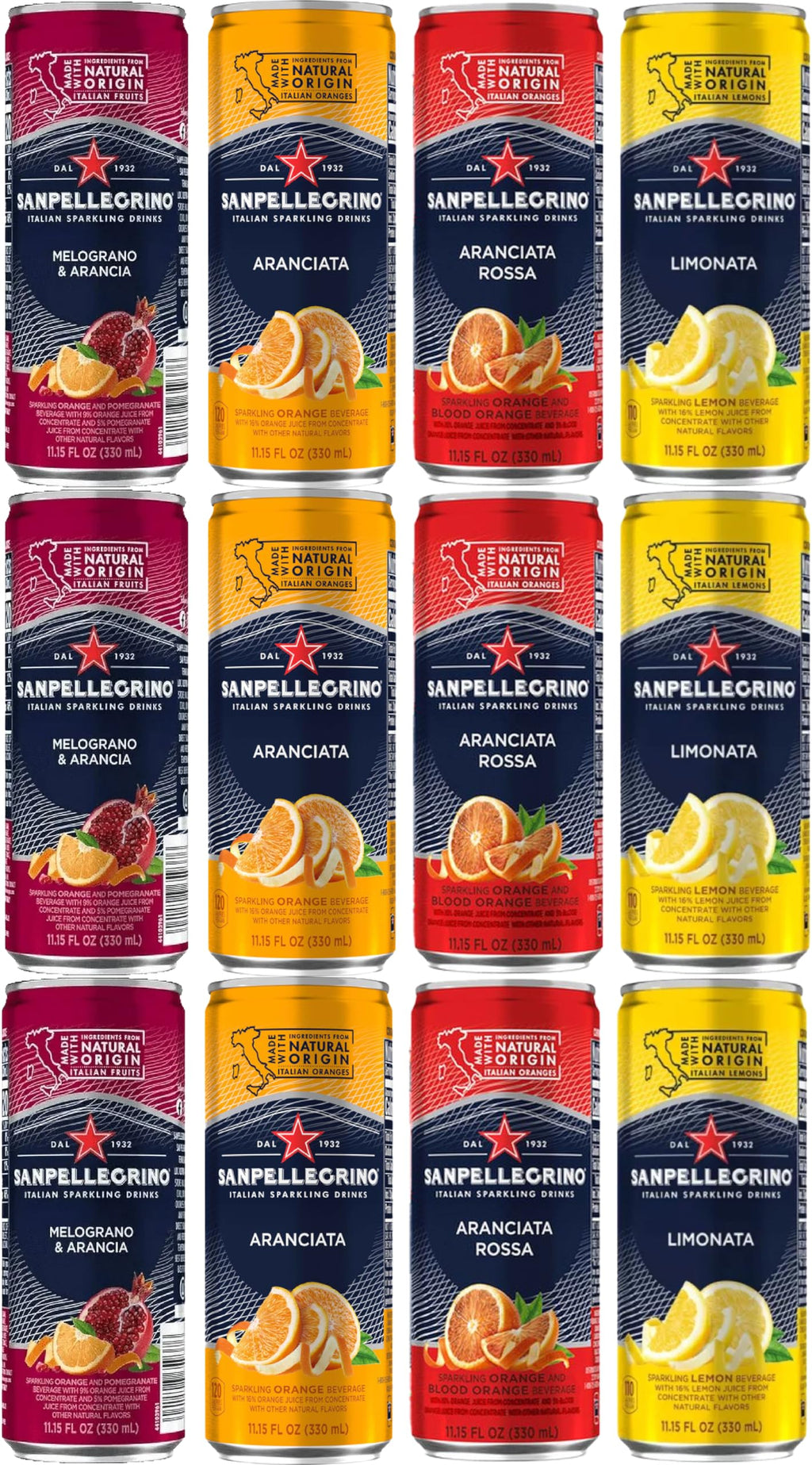 Sparkling Water Variety 4 Flavors 12 Pack L80306