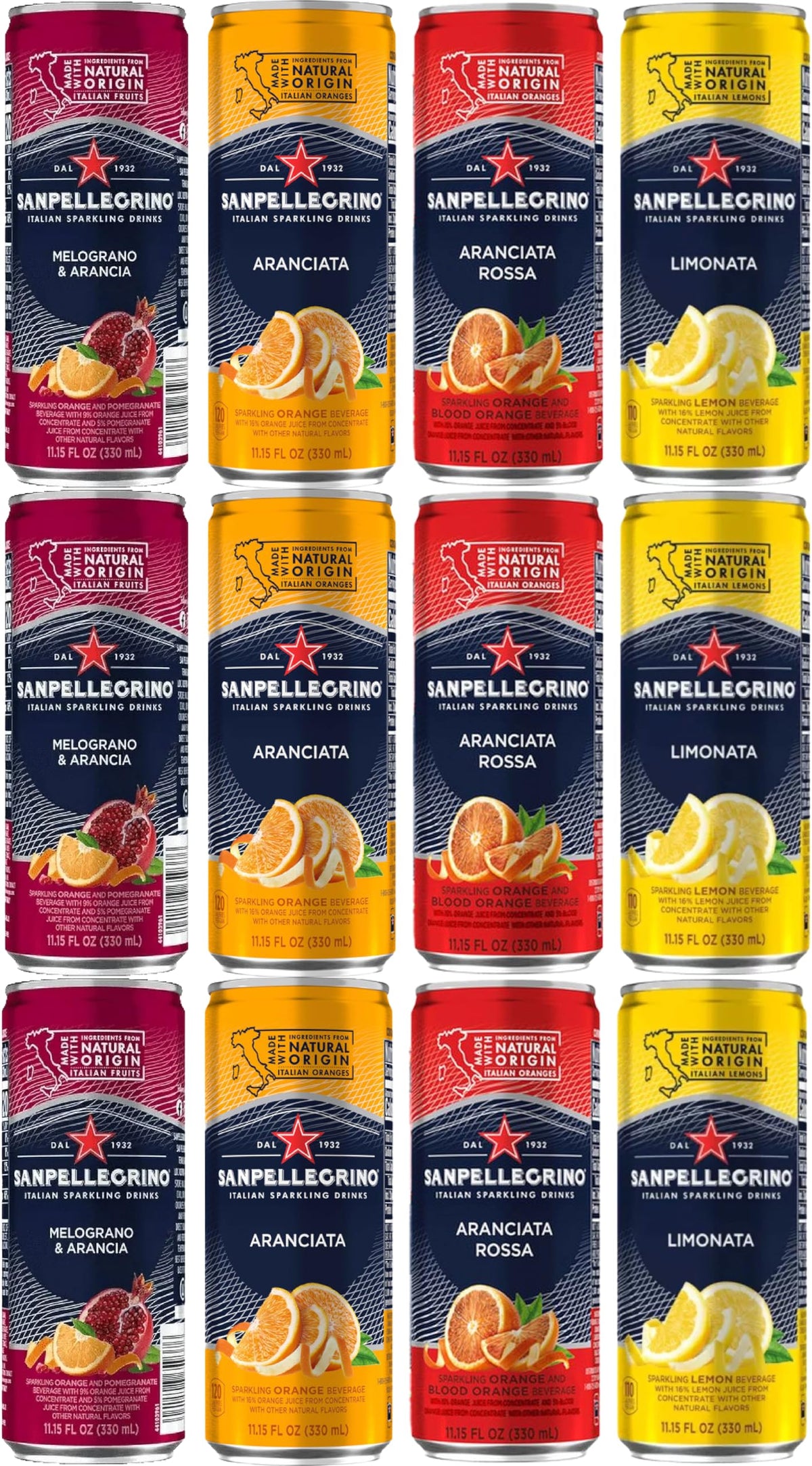Sparkling Water Variety 4 Flavors 12 Pack L80306
