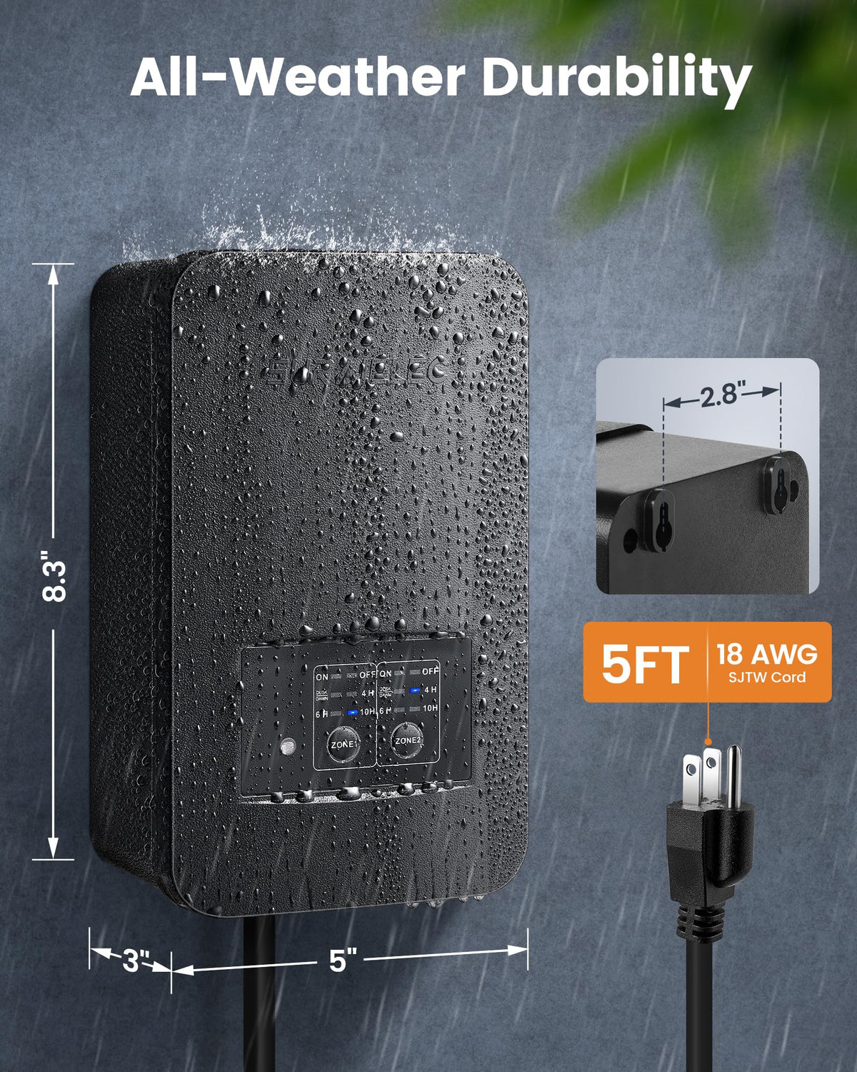 200W Low Voltage Landscape Transformer Z77123