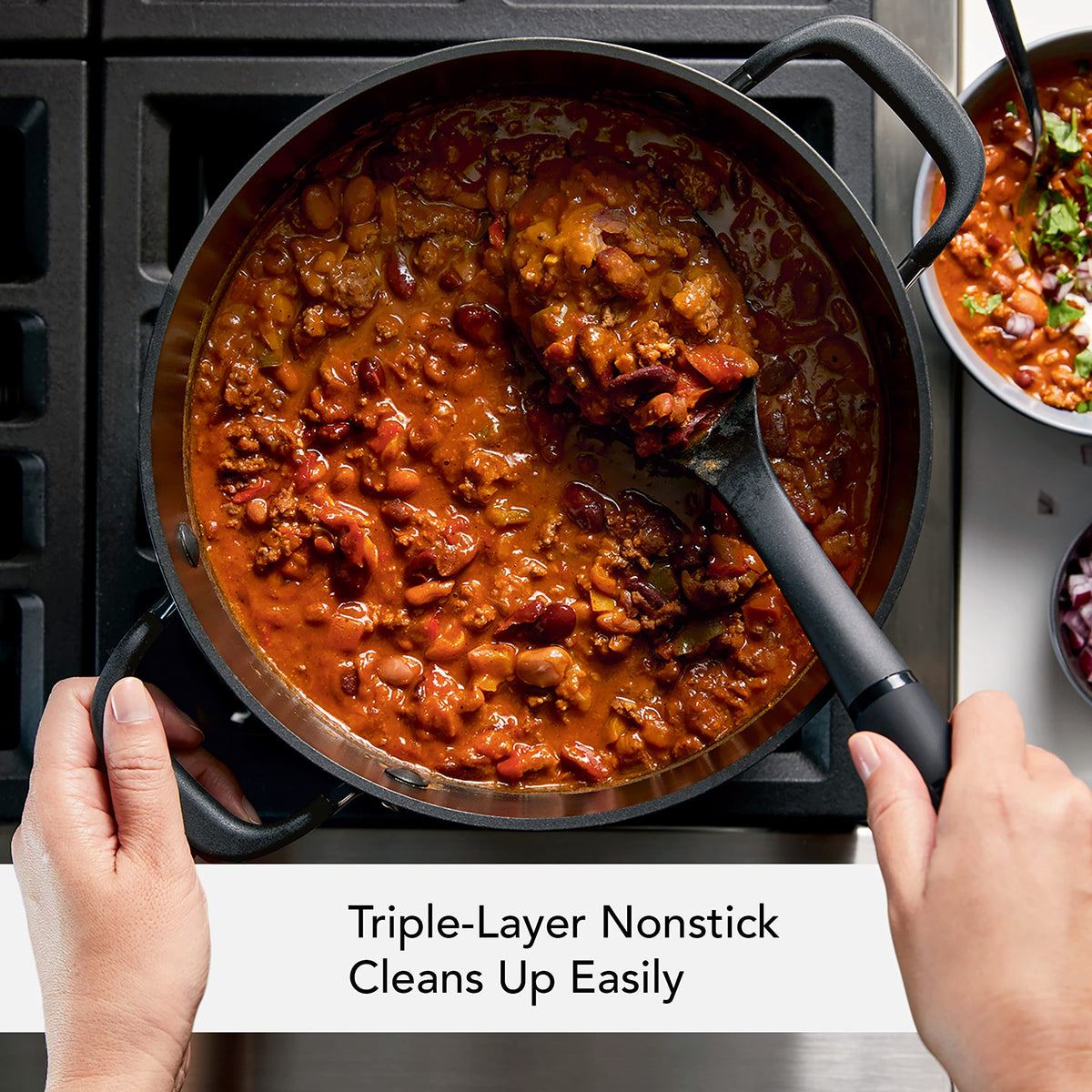 Hard Anodized Nonstick 8-Quart Stock Pot with Lid E486870