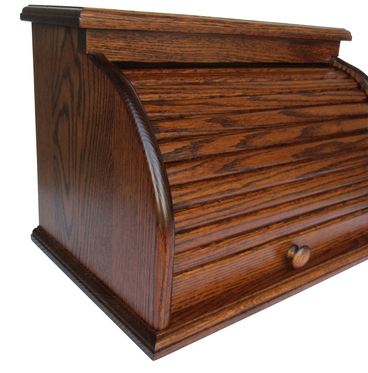 Oak Roll Top Bread Box M25244