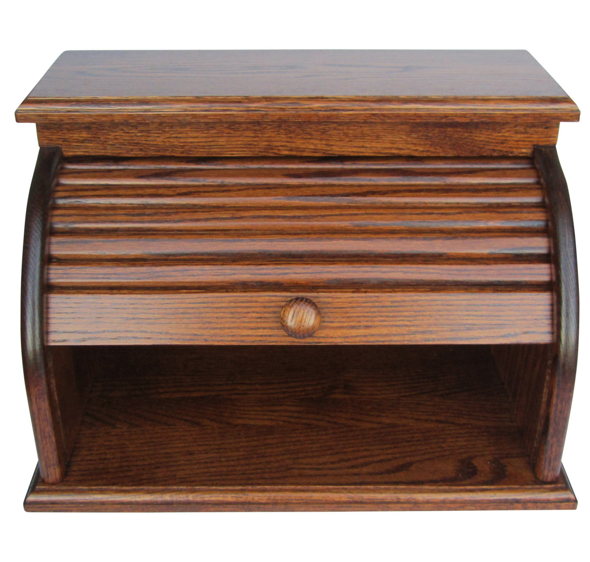 Oak Roll Top Bread Box M25244